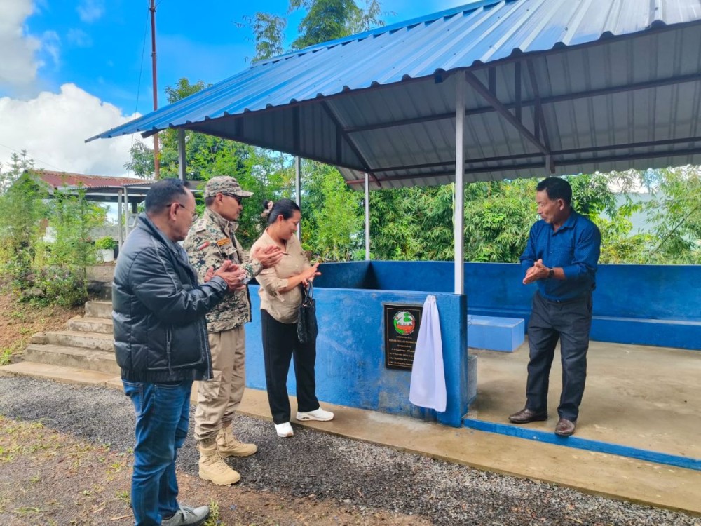 Resting Shed inaugurated at Sishunu.